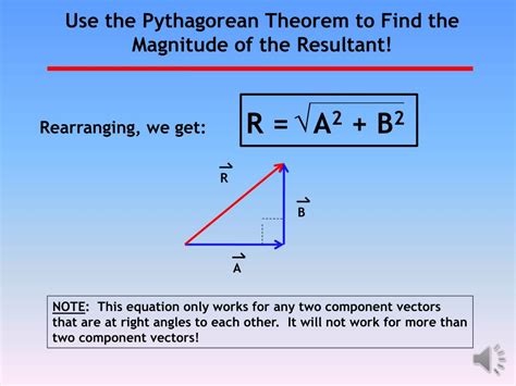 how to find magnitude of resultant vector.